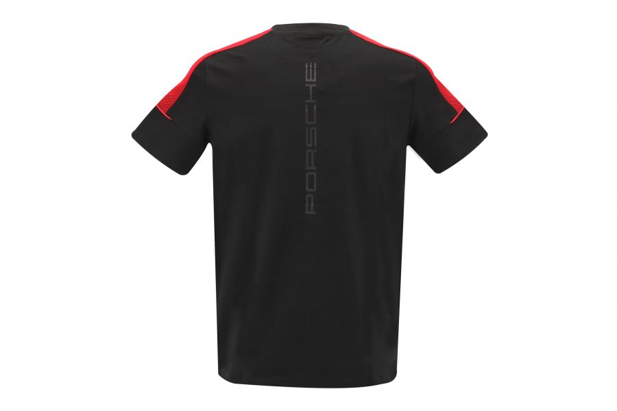 Men's T-shirt Porsche Motorsport 2021 logo black / red