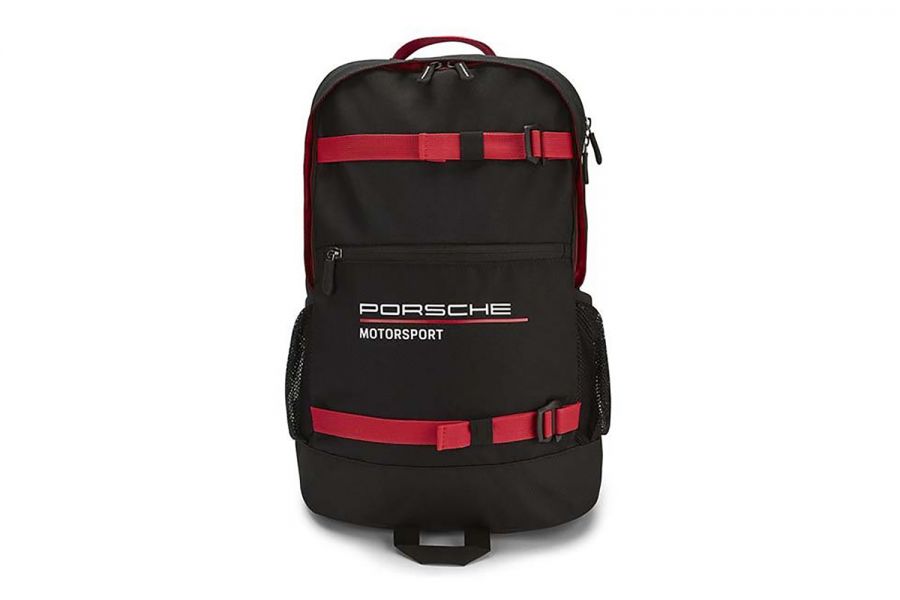 Porsche Motorsport 2021 logo backpack black