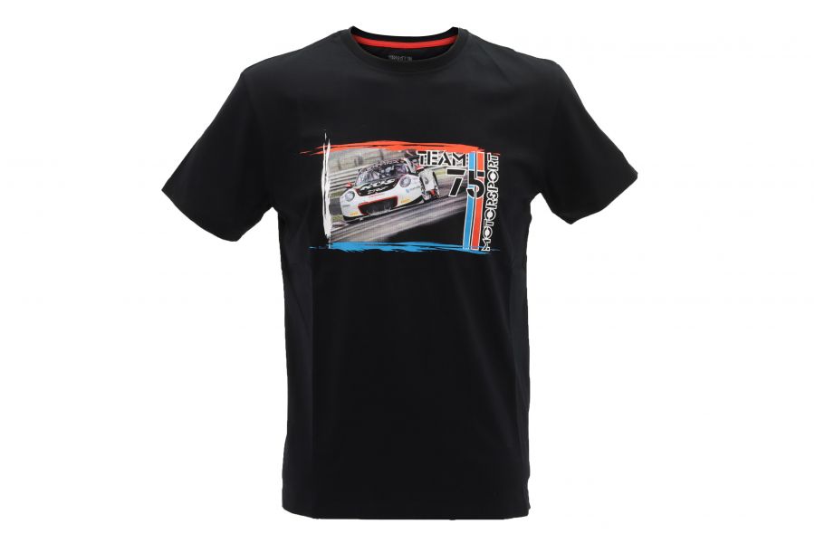 T-Shirt Team75 Motorsport ADAC GT Masters 2017 schwarz