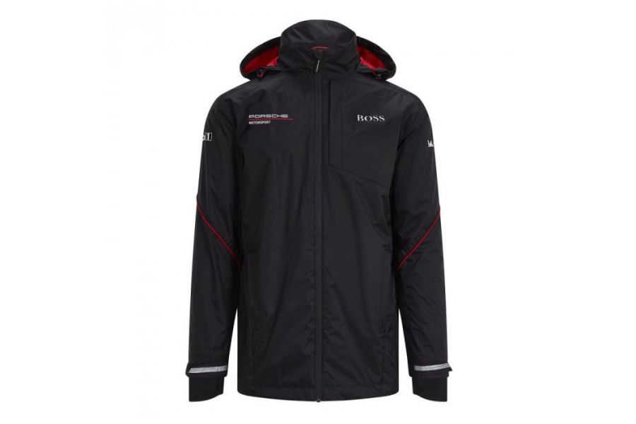 Porsche Team rain jacket Motorsport Collection black