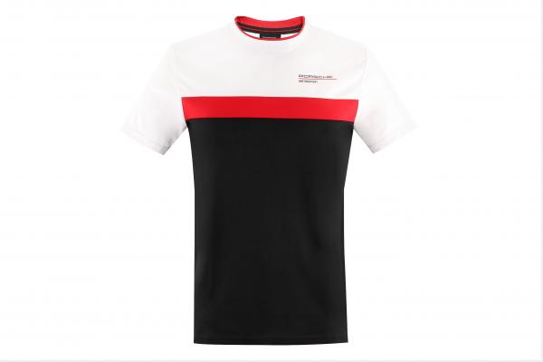 Herren T-Shirt Porsche Motorsport 2021 Logo weiß / rot / schwarz