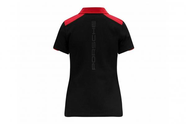 ladies polo shirt Porsche Motorsport black / red